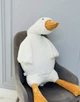 Большая мягкая плюшевая игрушка антистресс Kids Toys Гусь обнимусь игрушка-подушка 90 см - изображение 5