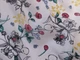 Ткань Шифон с блеском цветочная сказка, молочный, пог. м. (ш45, 1911019, д2 цв1) - изображение 3