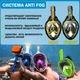 Детская X/S Панорамная Снорклинг Маска (3-10лет) Полнолицевая FB KidsStyle для плавания в море, ныряния под воду с трубкой Плавательные Подводные Очки для снорклинга - мономаска на все лицо с защитным клапаном Green - изображение 3