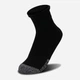 Набор мужских носков высоких Under Armour UA Heatgear Quarter 1353262-001 XL 3 пары Черный (192811956956) - изображение 3