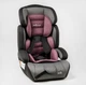 Автокресло 36800 - VL (4) “JOY”, цвет - серо-розовый, с бустером, группа 1/2/3, вес ребенка от 9-36 кг - изображение 1