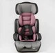 Автокресло 36800 - VL (4) “JOY”, цвет - серо-розовый, с бустером, группа 1/2/3, вес ребенка от 9-36 кг - изображение 3