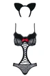 Эротический костюм кошечки Obsessive Gepardina Черный L/XL (SO7277) - изображение 3