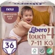 Підгузки-трусики Libero Ліберо Touch 4 7-11 кг 36 шт одноразові (7322541091839) - зображення 1
