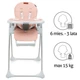 Стілець для годуваня Kidwell Beno pink - изображение 7