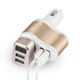 Автомобільний зарядний пристрій 2 USB, 2.1A + авто розгалуження Gold/White - XOKO CC-303 - изображение 3