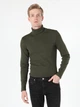 Гольф-водолазка мужская Colin's CL1049854-KHA S Хаки (8682240914334) - изображение 3