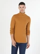 Гольф-водолазка мужская Colin's CL1049854-YLS 2XL Желтая (8682240914532) - изображение 1