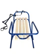 Санки зимние Snower "Зимко" 83 х 40 х 42 см Бордовые (4820211101435_1) - изображение 6