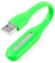 Портативна USB лампа підсвітка для ноутбука Led Plastic Light Green - изображение 3