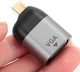 Адаптер, конвертер с Type-C на VGA для передачи видео Addap UC2VGA-01, переходник для ноутбука, проектора, телевизора, FullHD 1080P (0111) - изображение 3