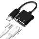 Переходник 2в1: Type-C + miniJack 3.5мм Addap UC2MJ-01, адаптер для одновременной зарядки и подключения наушников - изображение 4