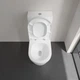 Унітаз-компакт підлоговий безобідковий білий VILLEROY&BOCH Architectura кришка мікроліфт випуск в стіну 5691R001_5787G101_98M9C101 - зображення 4