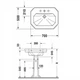 Умывальник подвесной Duravit 1930 70х50 (0438700000) - изображение 4