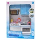 Игровой набор - кукольная кухня "Маленькая хозяюшка"-2, 27*9,5*34,5 см, голубой, пластик (26213B/R) - изображение 1