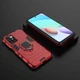 Чехол Fiji Ring для Xiaomi Redmi Note 11 4G бронированный бампер с кольцом красный - изображение 4