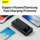 Повербанк портативное зарядное устройство Power Bank Baseus 30000 mAh premium 20W 3A c Led дисплеем Bipow Digital Display Black - изображение 13