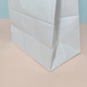 Пакет Подарунковий з друком Лого еko-kraft 260*150*350 мм - 20 шт/уп Друк на паперових пакетах логотипів Білі Фірмові Крафт пакети з ручками - зображення 7