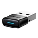 USB адаптер перехідник Baseus Bluetooth 5.1 Wireless Adapter BA04 ZJBA000001 black - зображення 3