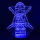 Акриловый светильник-ночник LEGO Ниндзяго синий tty-n001346 - изображение 1