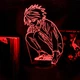 Акриловый светильник-ночник L из Тетрадь Смерти красный tty-n001971 - изображение 1