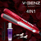 Профессиональный утюжок выпрямитель V-BENZ V-8001 для волос Красный - изображение 4