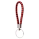 Брелок для ключей с номером телефона leather braided with carabiner. Red - изображение 7