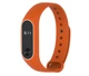 Силиконовый ремешок Primo для фитнес-браслета Xiaomi Mi Band 2 - Orange-White - изображение 2