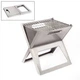 Гриль угольный мангал раскладной Bo-Camp Notebook/Fire Basket Compact Silver - изображение 1