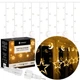 Гирлянда бахрома уличная (наружная) Springos 2 м 138 LED CL4013 Warm White - изображение 3