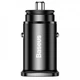 Автомобільний зарядний пристрій Baseus CCALL-AS01 PPS Car Charger 30Вт PD3.0 QC4 USB/USB Type-C Black - зображення 2