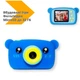 Детский компактный фотоаппарат мишка Teddy голубой (Teddy_394) - изображение 2