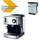 Кофеварка Espresso с капучинатором Lexical LEM-0602 защита от перегрева 850 Вт нержавеющая сталь/черный (LEM-0602_2804) - изображение 2