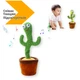 Танцующий кактус поющий 120 песен с подсветкой работает от батареек Dancing Cactus зеленый (7450_348) - изображение 2