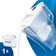 Фільтр-глечик Brita Aluna Memo 2.4 л (1.4 л очищеної води), білий - изображение 7