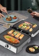 Контактный гриль прижимной электрический для дома настольный 29x22см DSP 1800W (KB1048) - изображение 13