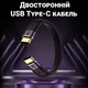 Кабель Type-C male to male 40 Gbps для синхронизации данных и зарядки Addap UC2UC-01, 100Вт, USB 4.0 (0118) - изображение 3