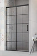 Душові двері RADAWAY Idea Black DWJ Factory 110 см 387015-54-55L - зображення 1