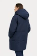 Подовжений жіночий пуховик oversize Finn Flare W20-12005-101 синє XS - зображення 4