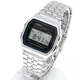 Чоловічий наручний годинник з точним кварцовим механізмом Casio A159W-N1DF Срібло (Білий екран) - зображення 1