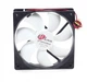 Вентилятор ProLogix 120*120*25 4pin Black/White(PF-SB120BW4) BOX - изображение 2