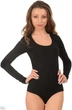 Черное боди с рукавом Jadea 4154 Nero 46(L) Черный - изображение 1