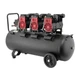 Компресор 100 л, малошумний, безмасляний INTERTOOL PT-0028 - зображення 4