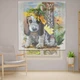 Римские шторы с цепочным карнизом DECOLIV Фотопечать 14-35 Тюль 40*170 см - изображение 1