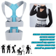 Корректор осанки Smart Posture Corrector AP3 корсет для выпрямления позвоночника Серый - изображение 1