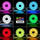 Світлодіодний неон PROLUM™ RGB гнучкий з максимальним ступенем захисту IP68 5050 220V PRO (від 1 метра, без кабелю живлення) - зображення 1