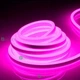 Світлодіодний неон PROLUM™ Silicone 2835 з максимальним захистом IP68 світлодіодів на метр 120 потужність 12V розмір 6x12 Professional Рожевий (від 1 метра, без блоку живлення) - зображення 1