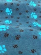 Коврик для собак Vetbed Big Paws turquoise 160х100 см (VB-032-1) - изображение 5