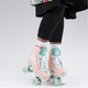 Роликові ковзани Rio Roller Script peach-green 40.5 RIO275-PG - зображення 6