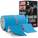 Кинезио Тейп из США (Kinesio Tape) - 2шт - 5см*5м Голубой Кинезиотейп - The Best USA Kinesiology Tape - изображение 1